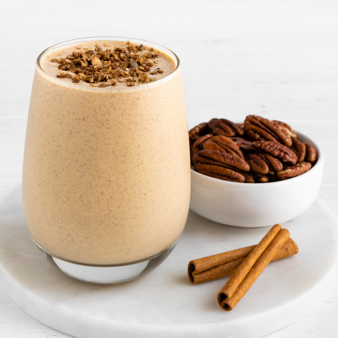 SmoothieBox Pecan Pie Smoothie Recipe Card