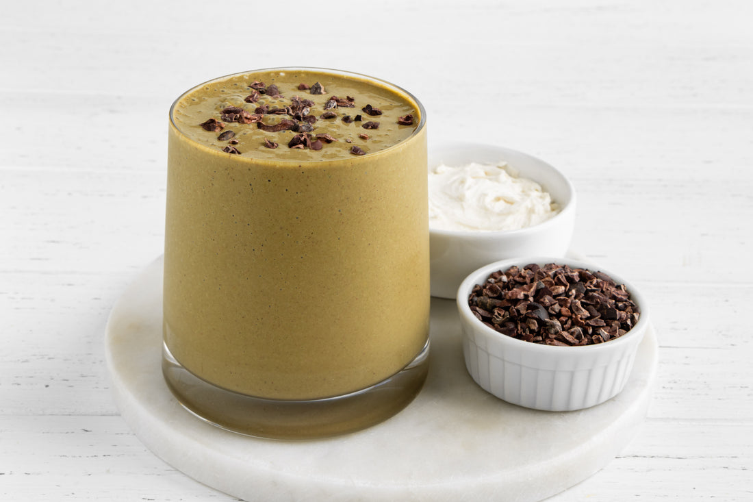 SmoothieBox Chocolate Cheesecake Recipe Card