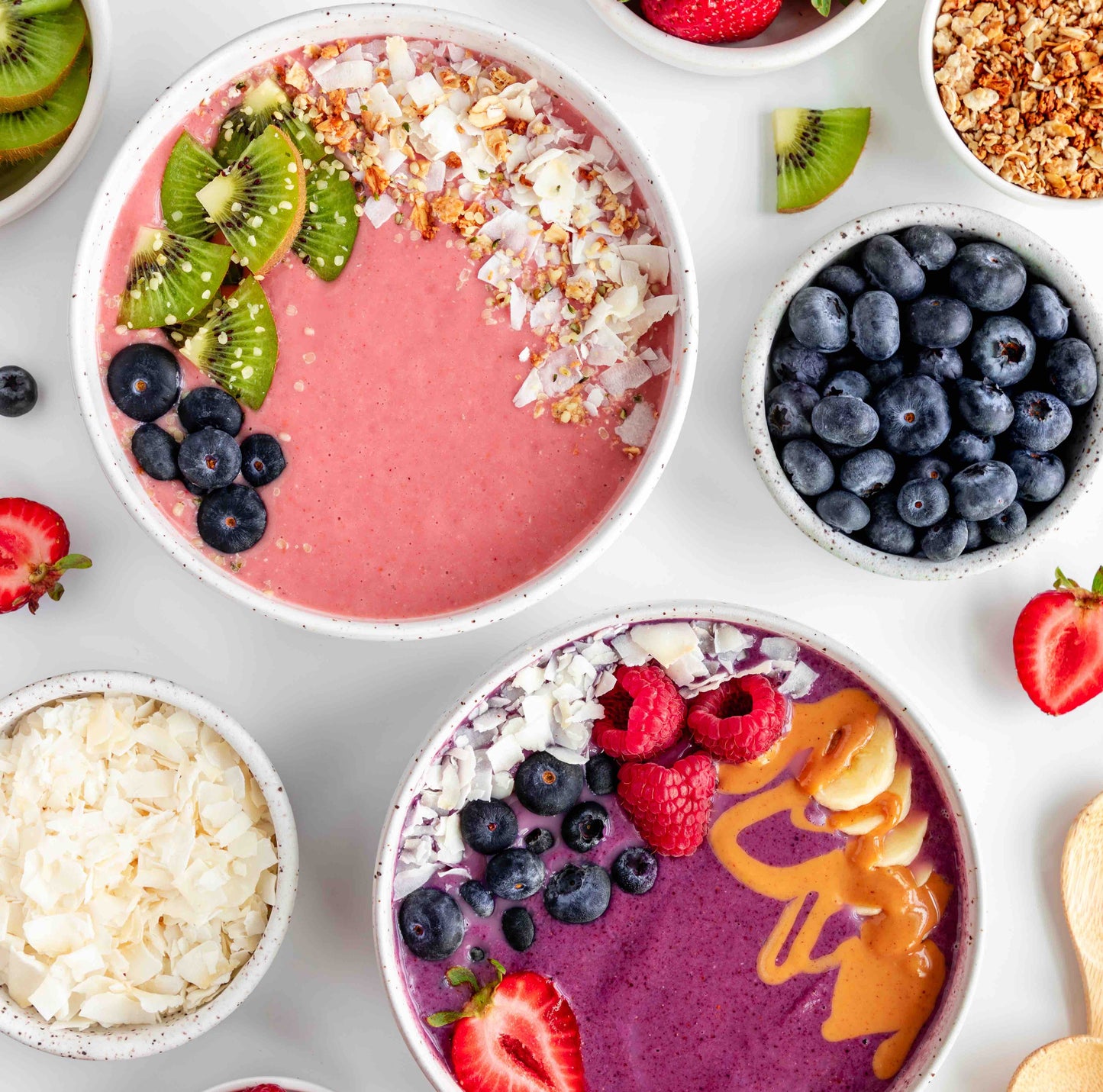 5 Strawberry Banana Smoothies