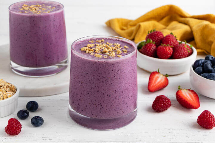 Berry pie smoothie